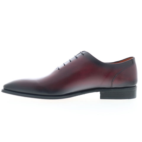 Mezlan Cut Lace Up 20575 Mens Burgundy Oxfords & Lace Ups Plain Toe Shoes