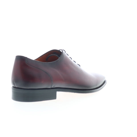 Mezlan Cut Lace Up 20575 Mens Burgundy Oxfords & Lace Ups Plain Toe Shoes