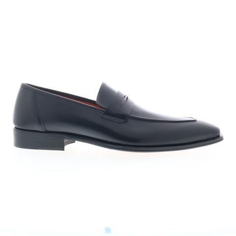 Mezlan Avenue Penny Loafer 20578 Mens Black Loafers & Slip Ons Penny Shoes