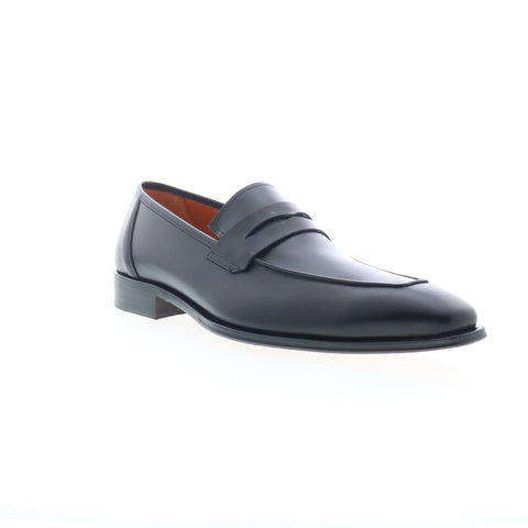 Mezlan Avenue Penny Loafer 20578 Mens Black Loafers & Slip Ons Penny Shoes