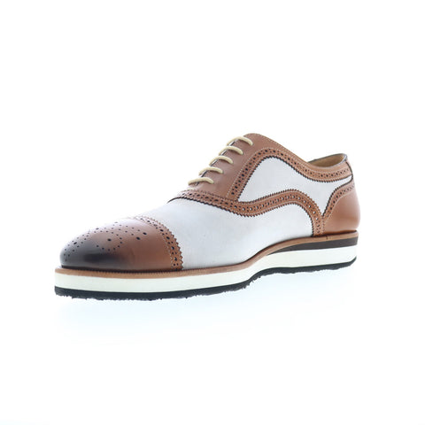 Mezlan Widler 20633 Mens Brown Leather Oxfords & Lace Ups Cap Toe Shoes