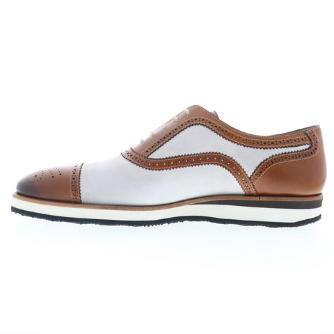 Mezlan Widler 20633 Mens Brown Leather Oxfords & Lace Ups Cap Toe Shoes