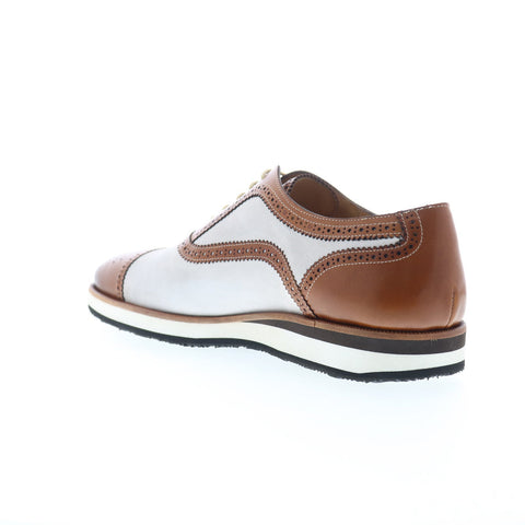 Mezlan Widler 20633 Mens Brown Leather Oxfords & Lace Ups Cap Toe Shoes