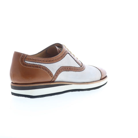 Mezlan Widler 20633 Mens Brown Leather Oxfords & Lace Ups Cap Toe Shoes