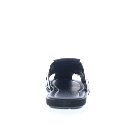 Mezlan Backless Fisherman Sandals 20668 Mens Black Mules Slippers Shoes