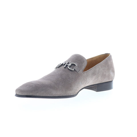 Mezlan 20746 Mens Gray Suede Slip On Loafers & Slip Ons Casual Shoes