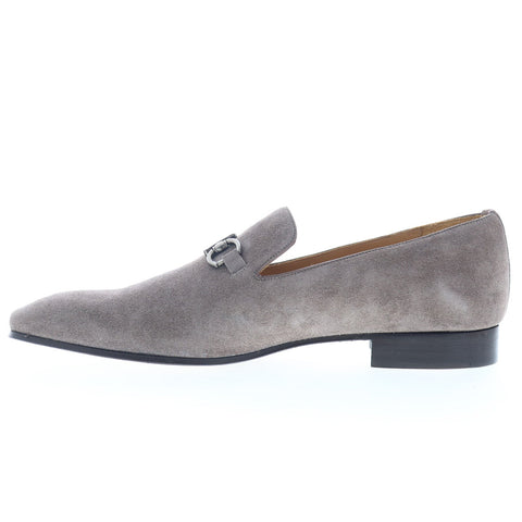 Mezlan 20746 Mens Gray Suede Slip On Loafers & Slip Ons Casual Shoes