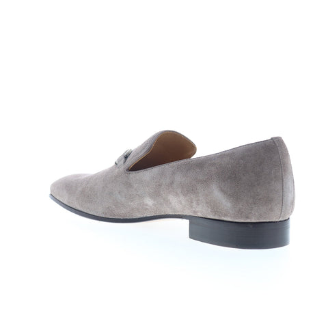 Mezlan 20746 Mens Gray Suede Slip On Loafers & Slip Ons Casual Shoes