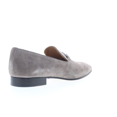 Mezlan 20746 Mens Gray Suede Slip On Loafers & Slip Ons Casual Shoes