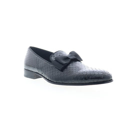 Mezlan Viper Mezlan Snake Embossed Rope Loafer In Blue | ModeSens main image 2