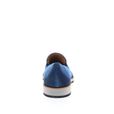 Mezlan Puerto Suede Cobalt Loafer 20837 Mens Blue Suede Loafers Casual Shoes