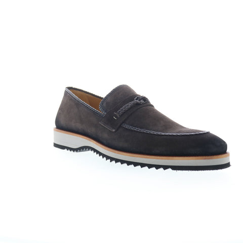 Mezlan Puerto Prego 20837 Mens Brown Suede Loafers & Slip Ons Casual Shoes