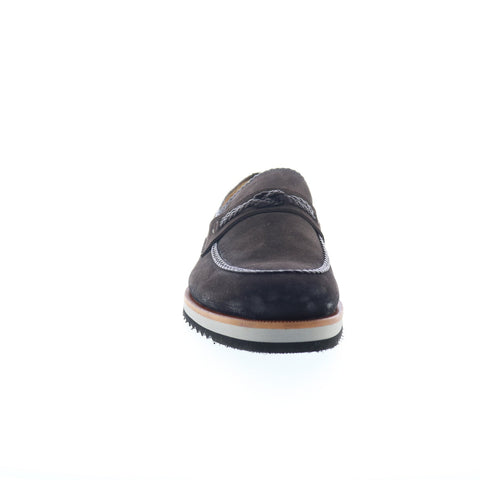 Mezlan Puerto Prego 20837 Mens Brown Suede Loafers & Slip Ons Casual Shoes