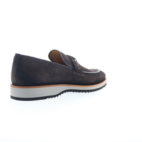 Mezlan Puerto Prego 20837 Mens Brown Suede Loafers & Slip Ons Casual Shoes