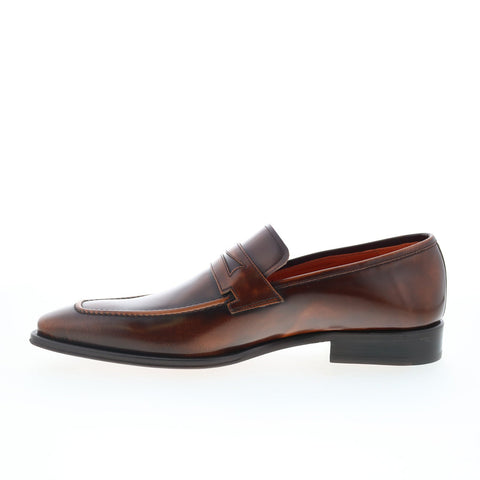 Mezlan Avenue Penny Loafer 20910 Mens Brown Loafers & Slip Ons Penny Shoes