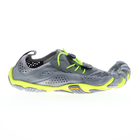 Vibram FiveFingers V-Run 20M7001 Mens Gray Mesh Lifestyle Sneakers Shoes