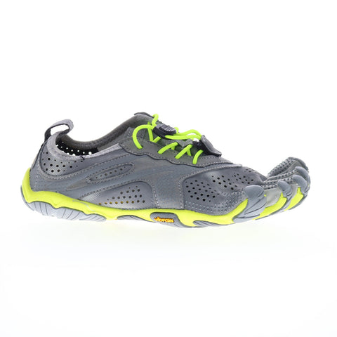 Vibram FiveFingers V-Run 20W7001 Womens Gray Canvas Lifestyle Sneakers Shoes