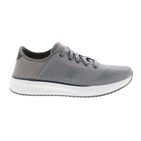 Skechers Crowder-Freewell 210334 Mens Gray Canvas Lifestyle Sneakers Shoes