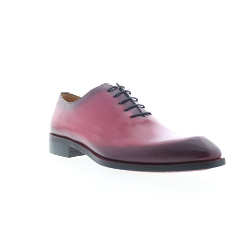 Mezlan Dietro 21068 Mens Burgundy Leather Oxfords & Lace Ups Plain Toe Shoes