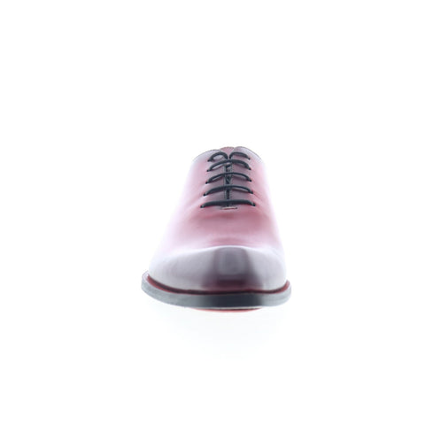 Mezlan Dietro 21068 Mens Burgundy Leather Oxfords & Lace Ups Plain Toe Shoes