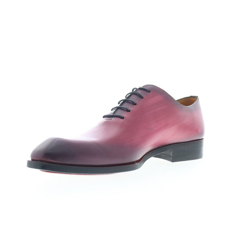 Mezlan Dietro 21068 Mens Burgundy Leather Oxfords & Lace Ups Plain Toe Shoes