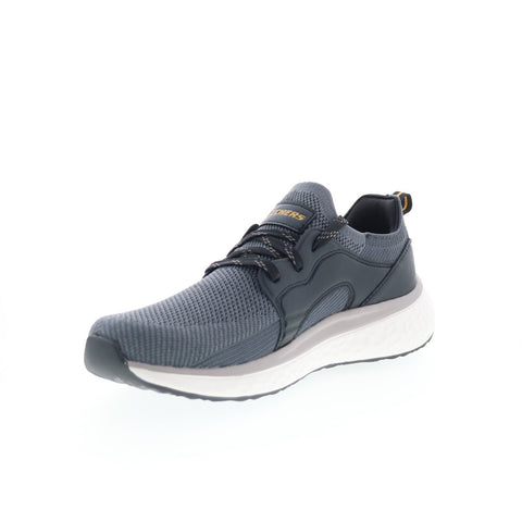 Skechers Lancer - Dalton 210986-BKGY Mens Gray Lifestyle Sneakers Shoes