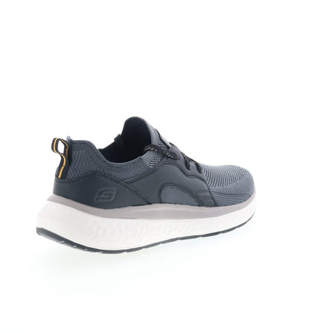 Skechers Lancer - Dalton 210986-BKGY Mens Gray Lifestyle Sneakers Shoes