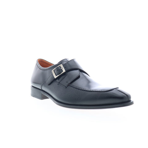 Mezlan Pego Monk Strap 21158 Mens Black Loafers & Slip Ons Casual Shoes