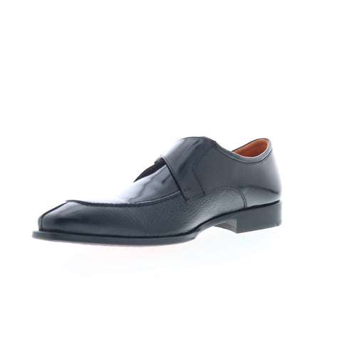 Mezlan Pego Monk Strap 21158 Mens Black Loafers & Slip Ons Casual Shoes