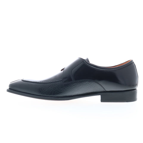 Mezlan Pego Monk Strap 21158 Mens Black Loafers & Slip Ons Casual Shoes