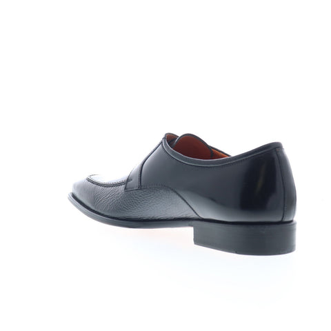 Mezlan Pego Monk Strap 21158 Mens Black Loafers & Slip Ons Casual Shoes