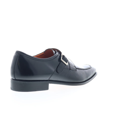 Mezlan Pego Monk Strap 21158 Mens Black Loafers & Slip Ons Casual Shoes
