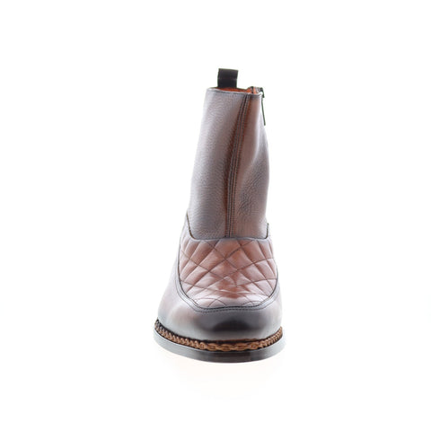 Mezlan Muisco Dress Zip Boot 21239 Mens Brown Leather Casual Dress Boots