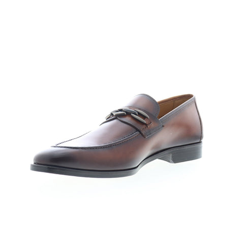 Mezlan Ornamet Calfskin 21313 Mens Brown Loafers & Slip Ons Casual Shoes