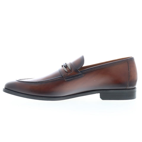 Mezlan Ornamet Calfskin 21313 Mens Brown Loafers & Slip Ons Casual Shoes