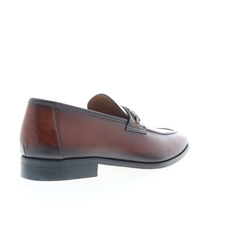 Mezlan Ornamet Calfskin 21313 Mens Brown Loafers & Slip Ons Casual Shoes