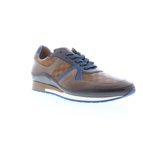 Mezlan Latini 21340 Mens Brown Leather Lace Up Lifestyle Sneakers Shoes