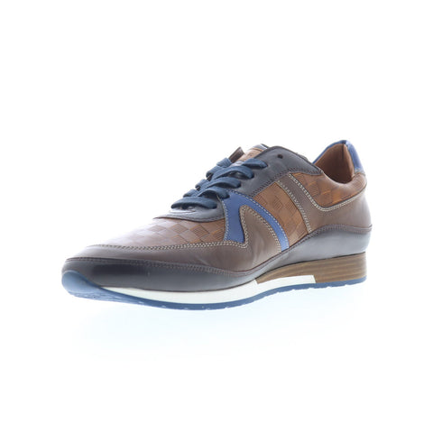 Mezlan Latini 21340 Mens Brown Leather Lace Up Lifestyle Sneakers Shoes
