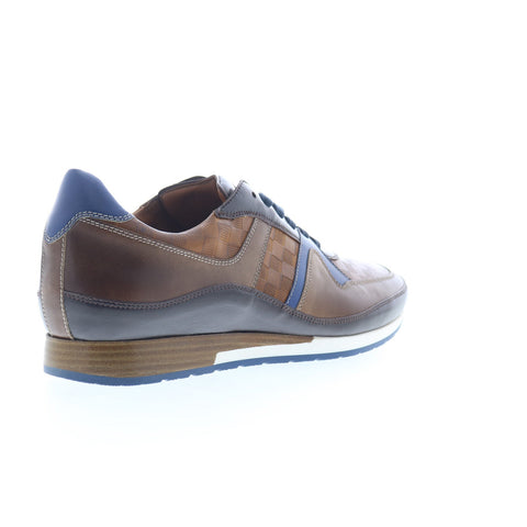 Mezlan Latini 21340 Mens Brown Leather Lace Up Lifestyle Sneakers Shoes