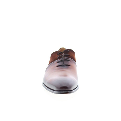 Mezlan Colomer Calf Suede 21342 Mens Brown Leather Oxfords Plain Toe Shoes