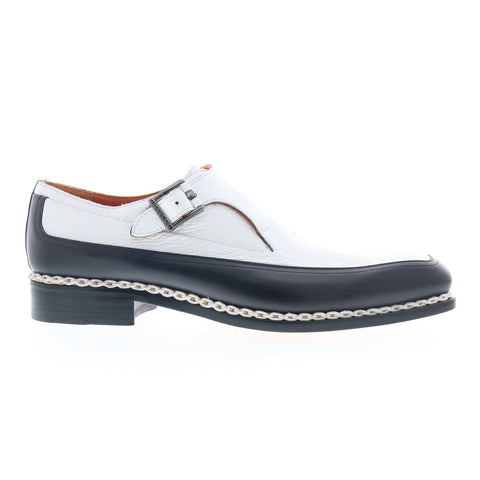 Mezlan Cadena 21590 Mens White Leather Loafers & Slip Ons Casual Shoes