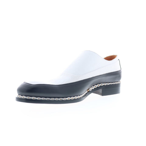 Mezlan Cadena 21590 Mens White Leather Loafers & Slip Ons Casual Shoes