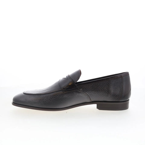Mezlan 21628 Mens Brown Leather Slip On Loafers & Slip Ons Penny Shoes