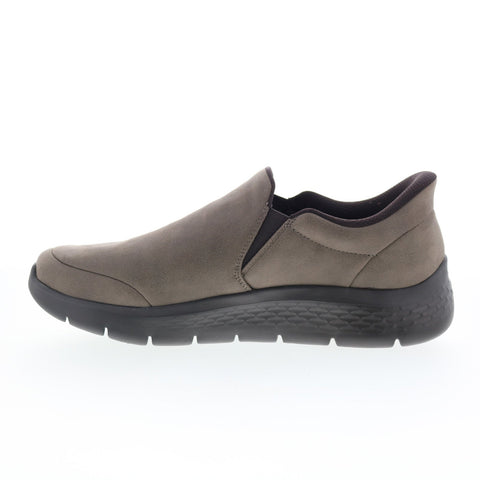 Skechers Slip-Ins Go Walk Flex Ray Mens Brown Lifestyle Sneakers Shoes