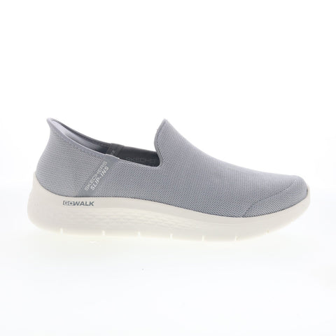 Skechers Slip-Ins Go Walk Flex Louis Mens Gray Lifestyle Sneakers Shoes