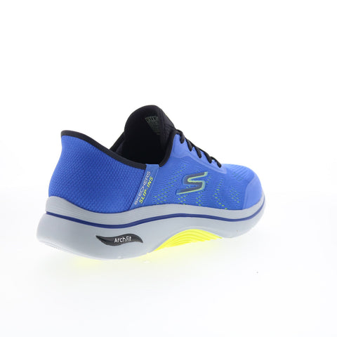 Skechers Go Walk Arch Fit 2.0 Simplicity Mens Blue Extra Wide Sneakers Shoes