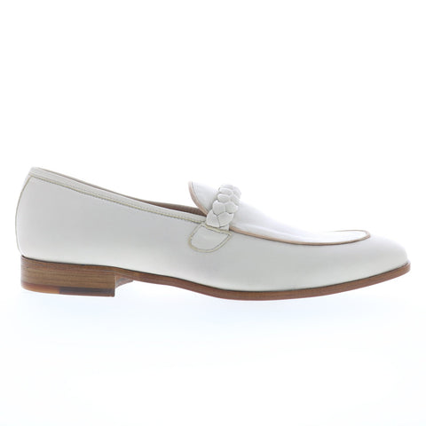 Mezlan Parole Penny Loafer 21790 Mens White Loafers & Slip Ons Casual Shoes
