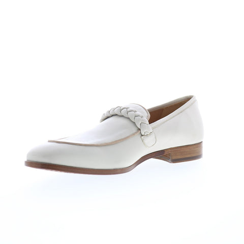 Mezlan Parole Penny Loafer 21790 Mens White Loafers & Slip Ons Casual Shoes