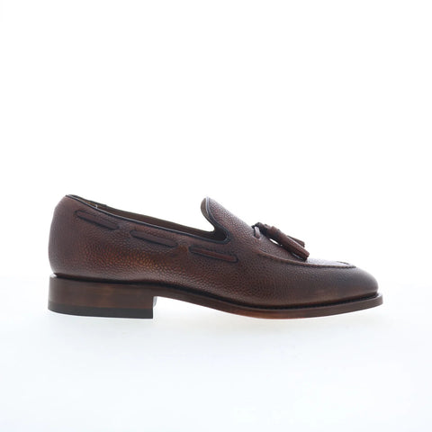 Johnston & Murphy 22-3008 Mens Brown Leather Loafers & Slip Ons Casual Shoes