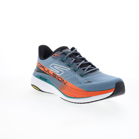 Skechers Max Cushioning Propulsion Mens Gray Athletic Running Shoes